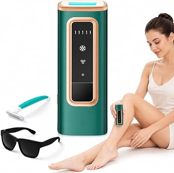 Luxe K IPL Device Luxecare Home IPL Hair Remover with Handheld Design for Arms Legs Underarms and Upper Lip