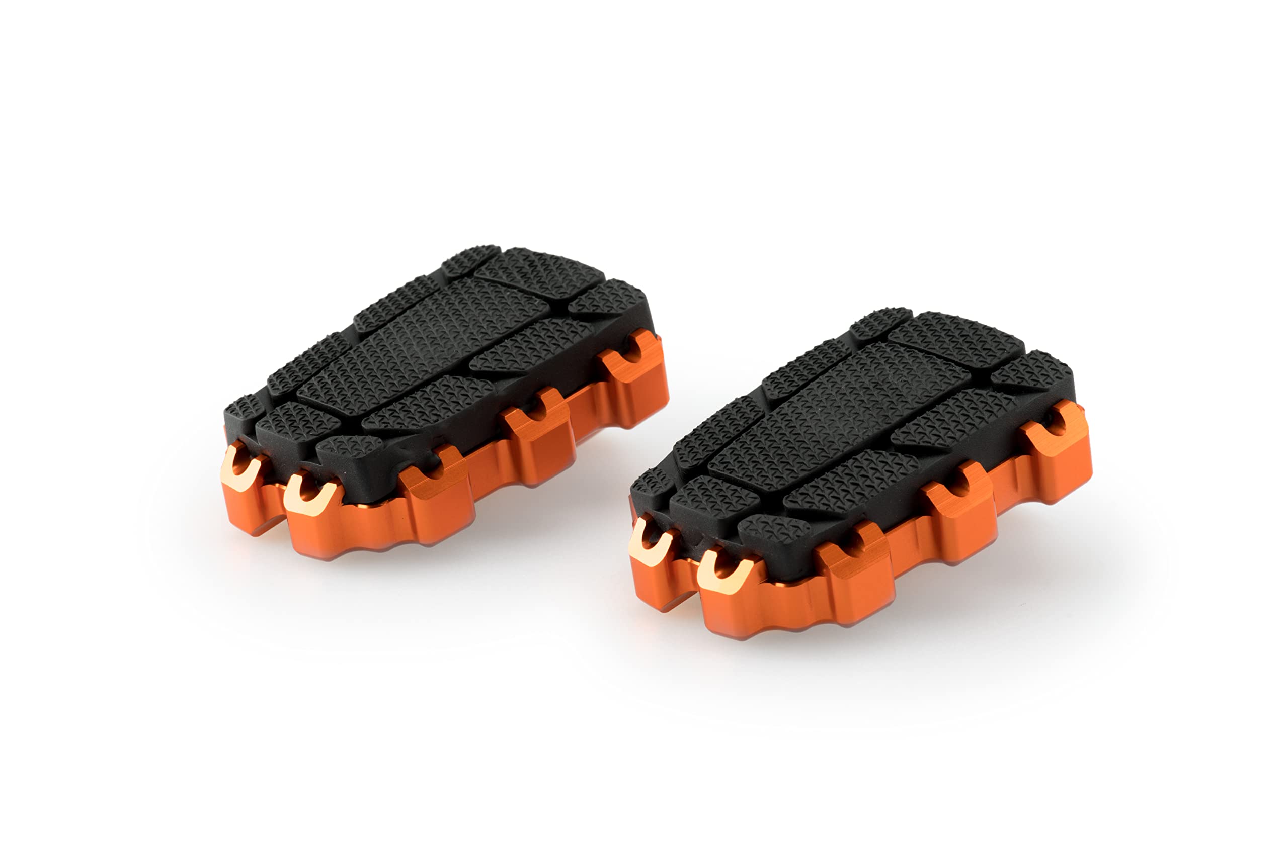 Puig 20851T Enduro 2.0. Footpegs Orange