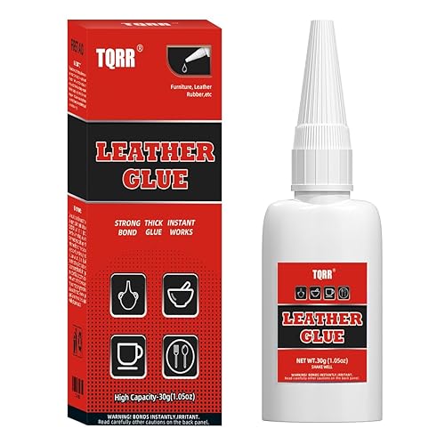 Pegamento para cuero, 1.06 oz (30 g), pegamento permanente para cuero, gel de pegamento universal, unión instantánea, pegamento para ropa para todas