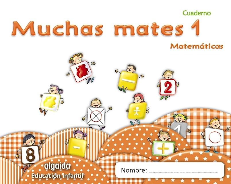 Portada de Muchas Mates 1. Educacion Infantil 3/5