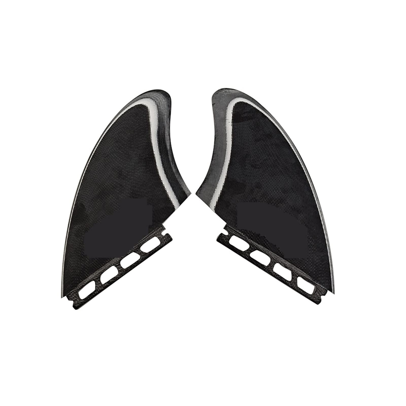 Keel Fins Twin Accessories Surf Fiberglass 2pcs/Set Surfboard for Paddle Board(UP Logo K2)