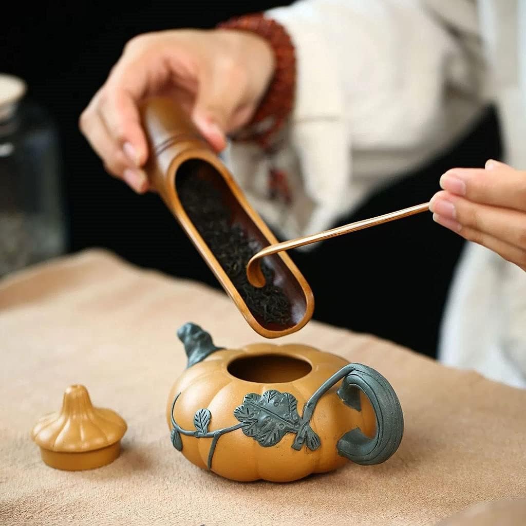 Teapot Zisha Teapot Yixing Traditional Purple Sand Teapot Handmade Products Raw Ore Segment Mud Teapot Creative Pot Type Kungfu Tea Set Pottery Teapot