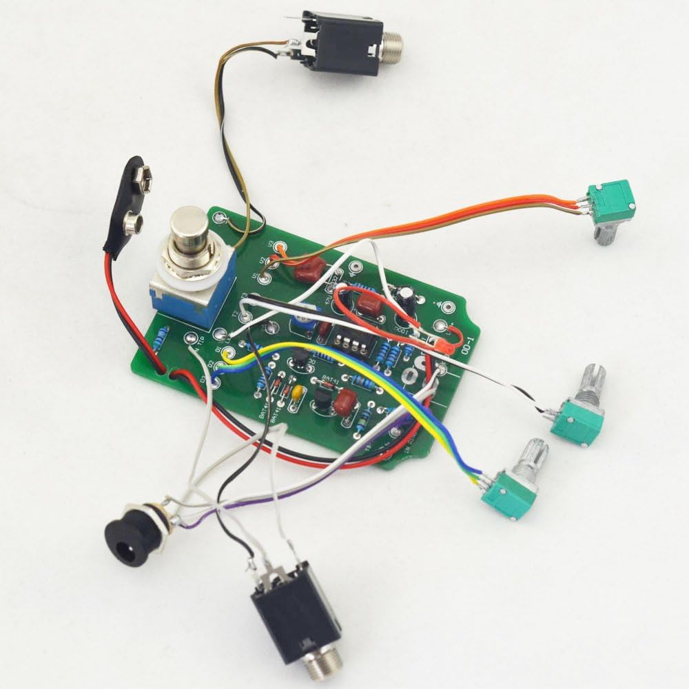 Guitar Pedal Kits Overdrive (OD1) with Pre-drilled1590B Box Hand Made