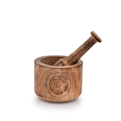 Kaizen Casa Mortero de madera trituradora de ajo trituradora de mano trituradora de mano accesorios de cocina