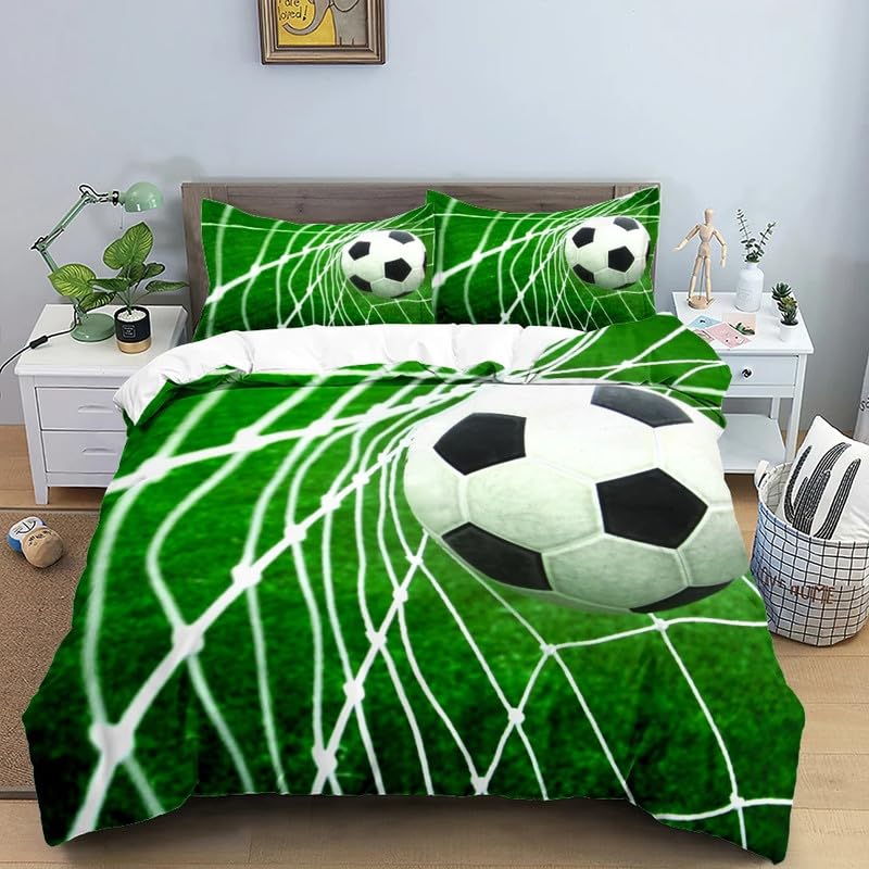 Parure de lit 240 x 260 haut de gamme en microfibre 110g/m² couleur vert sauge et taies