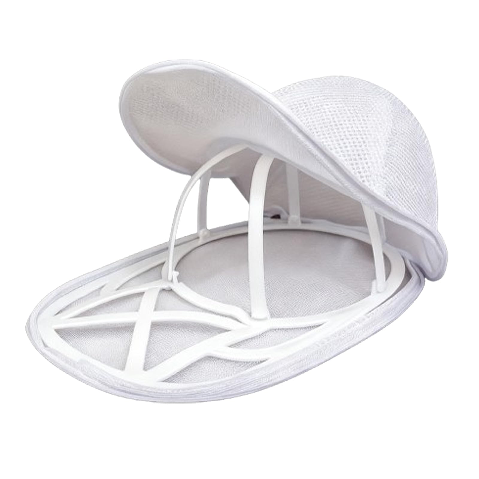 Lavar Gorras Lavadora, Portátil Versátil Lavadora de Gorras, Desmontable Soporte para Gorra, Bolsa de Lavado 2 en 1 y Moldeador de Gorra, Prevenir la Deformación del Sombrero