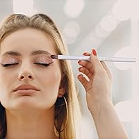 Vista 2 de Juego de brochas de maquillaje de ojos, 6 piezas de brochas profesionales para mezclar sombra de ojos, para corrector, cejas, delineador de ojos