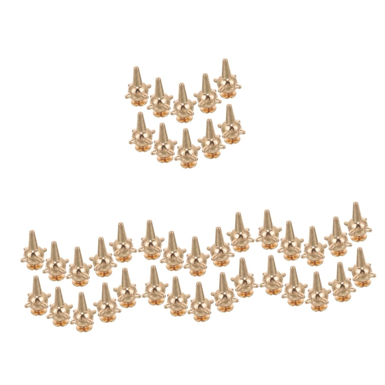 Kit de clous à rivets or premium pour ornements de maroquinerie et mode