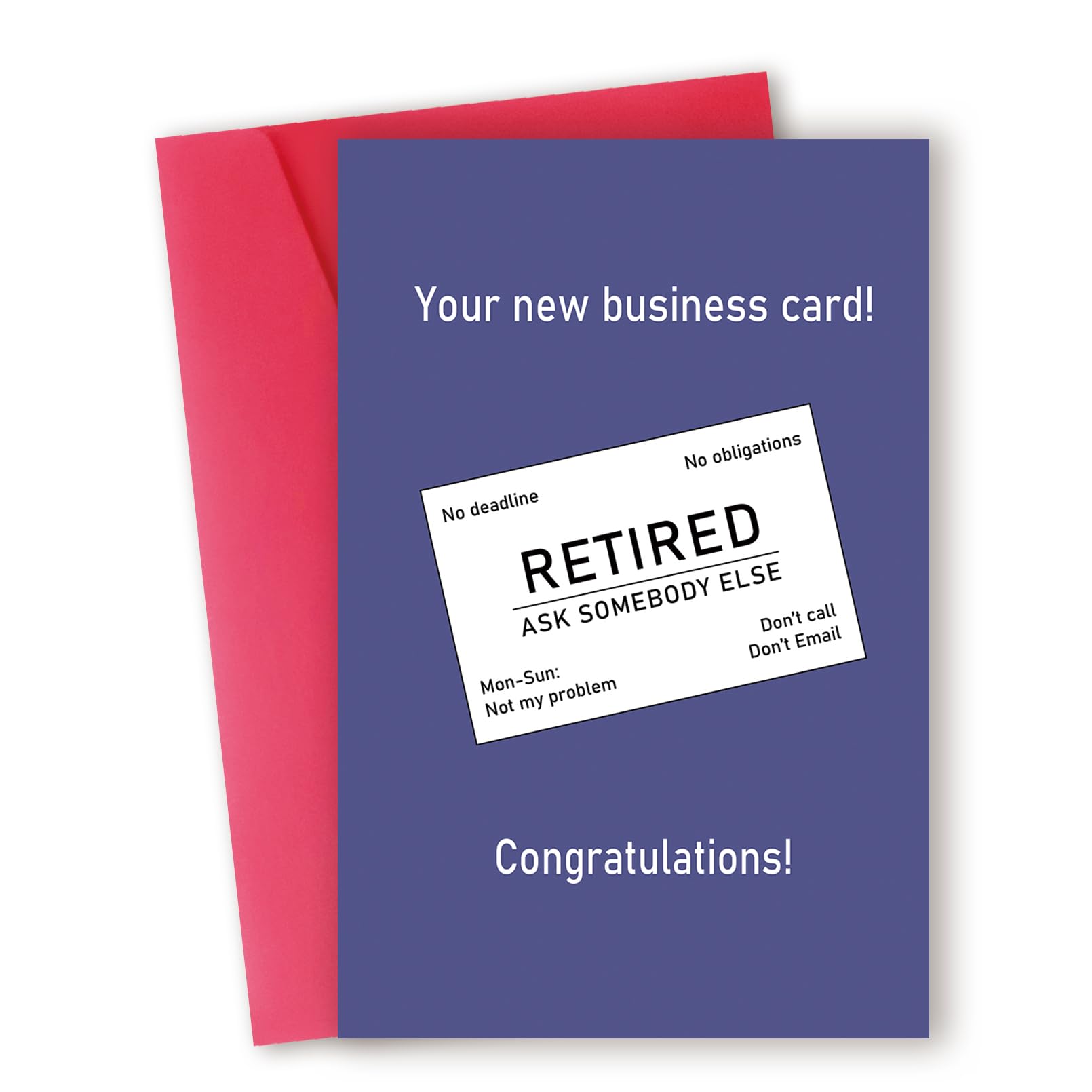 Funny Retirement Card for Men Women,Happy Retiring Gift for Colleague,Congratulation Retirement Gifts for Him Her,Coworker Leaving Work Cards