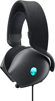 Alienware Wired Gaming Headset - AW520H | Windows | Headphone USB | Hi-Res Audio | Headphone Microphone | 20-40000 Hz | Weight 337 g