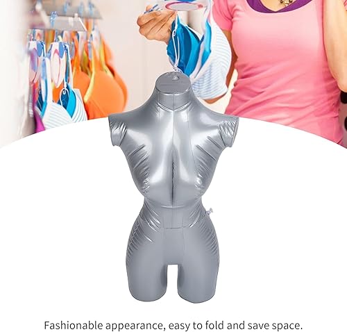 Miniatura 5 de Maniquí inflable femenino, forma de exhibición de medio cuerpo, forma de vestido de torso superior para exhibición de ropa