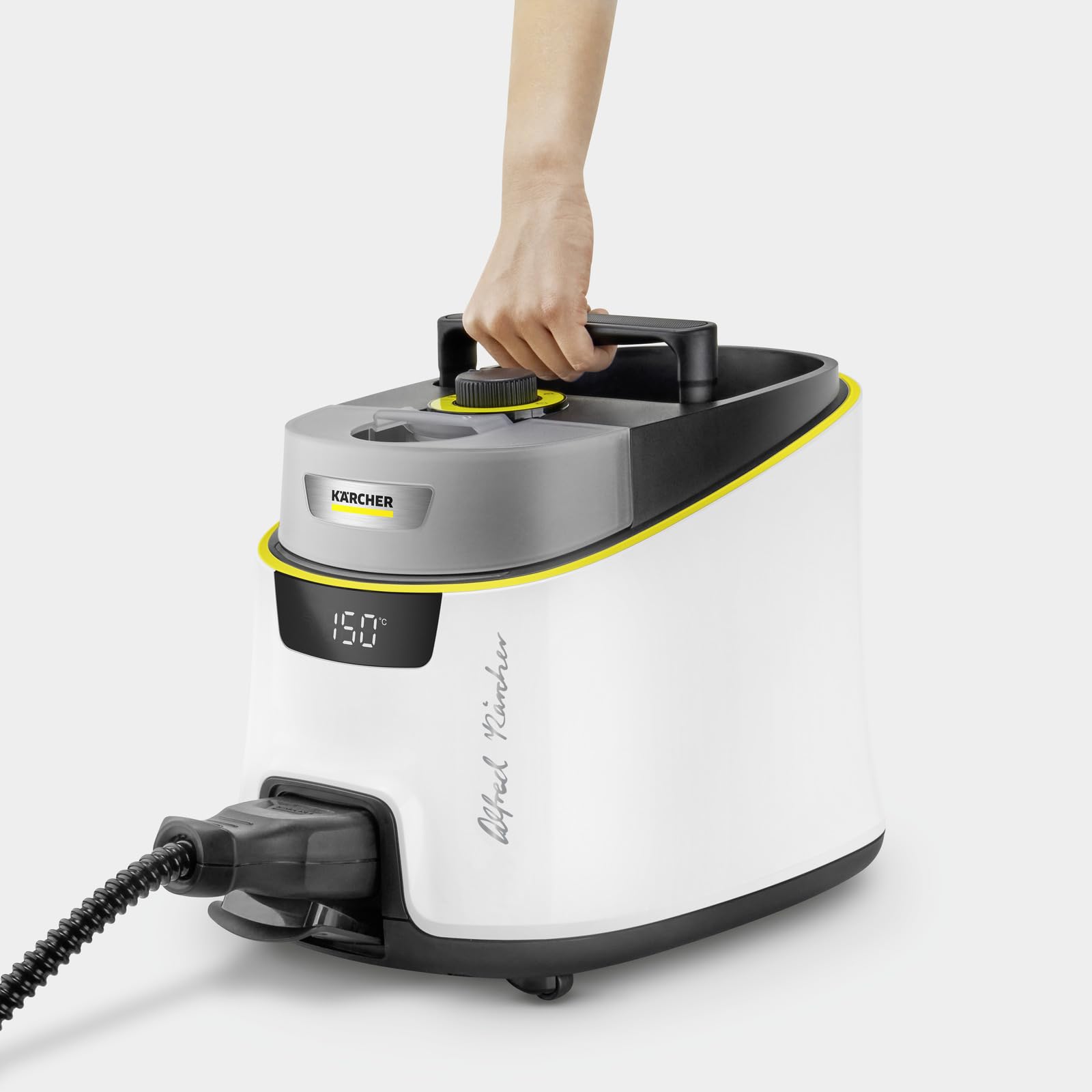 Kärcher Limpiador a vapor SC 5 Deluxe Signature Line, 4 bar, aprox. 130 m² de potencia de superficie, 2250 W de potencia calorífica, calentado en 3 minutos, con igual alfombra