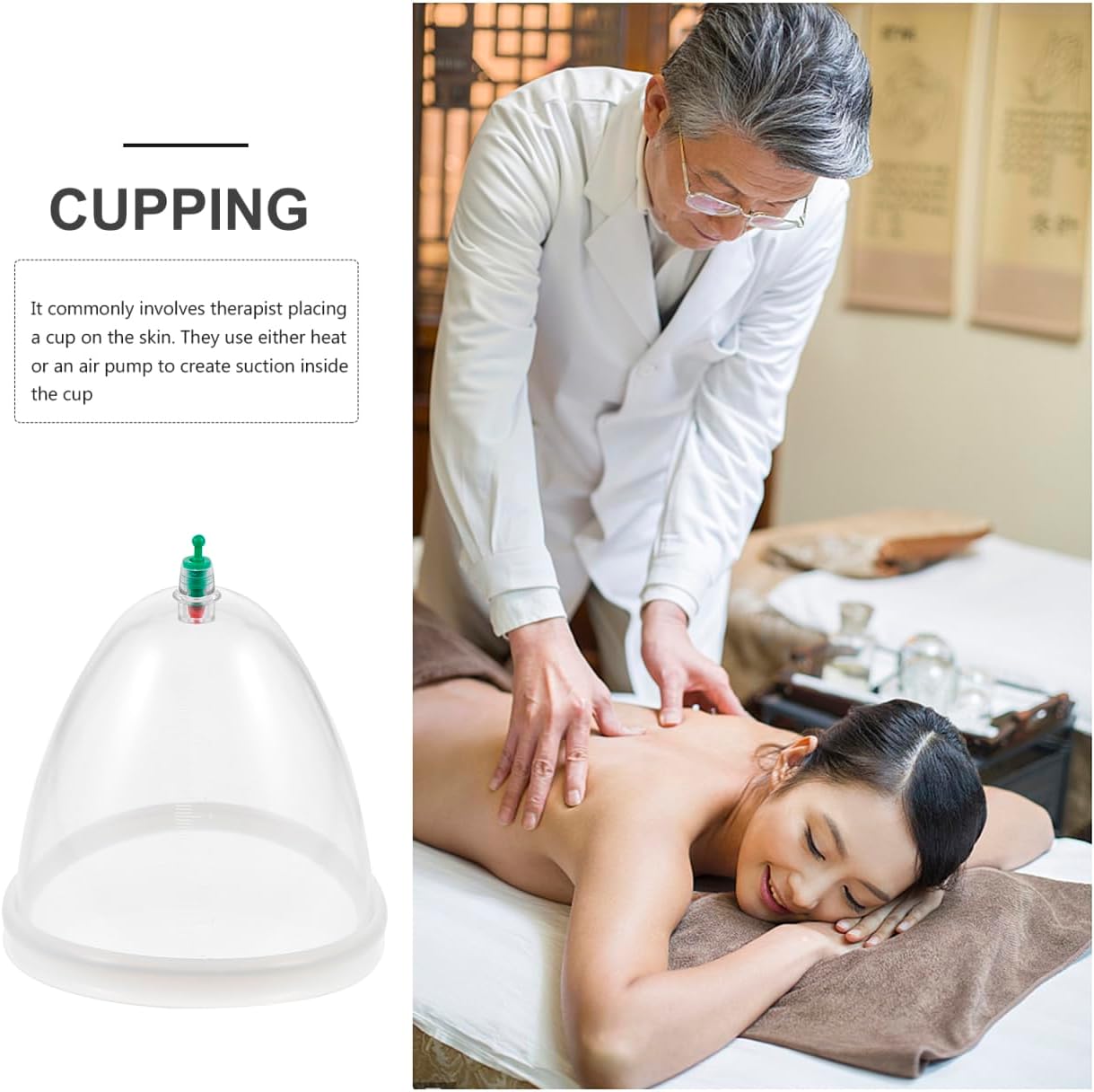 Professional Cupping Therapy Set, 18-Piece Multi-Sized Cups with Hand Pump, Massage Cupping Kit for Muscle Recovery, Pain Relief and Blood Flow - Image 8