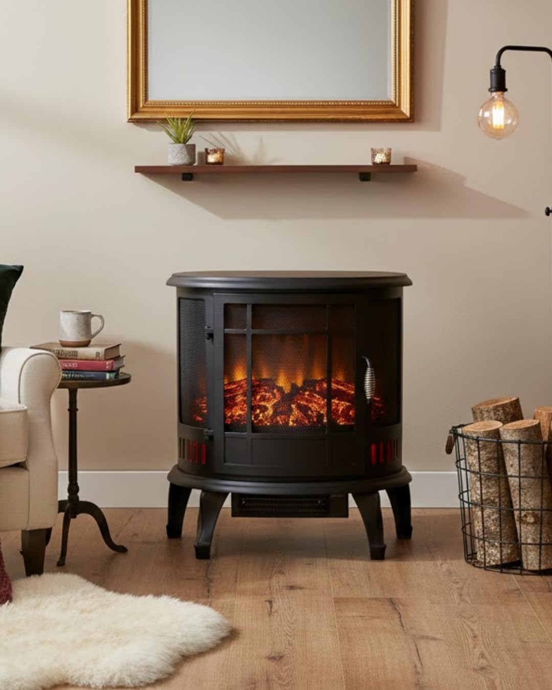 Reyo Stove Sümer 1950 Watt Çift Kademe Dekoratif Elektrikli Şömine