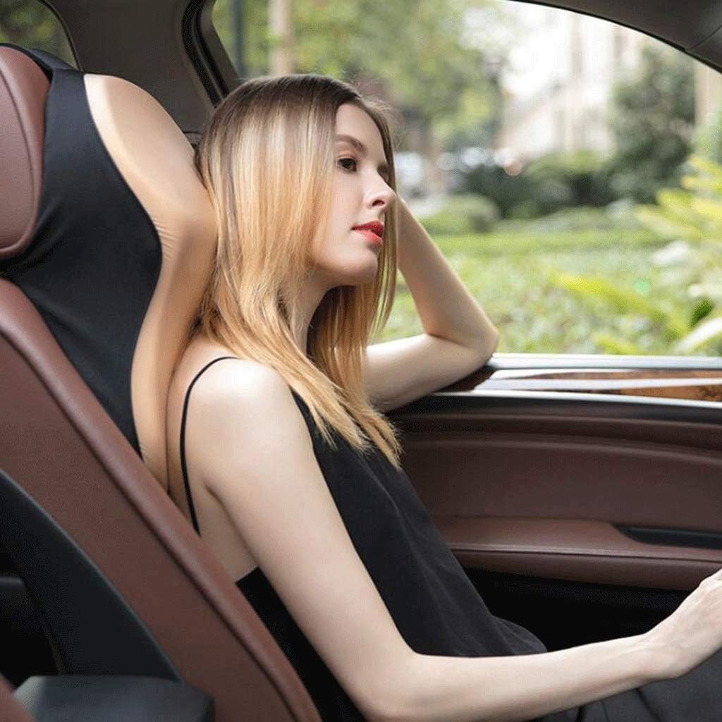 Car Headrest Pillow Memory Foam - Neck Pillow Support for Driving Adjust Height(C)