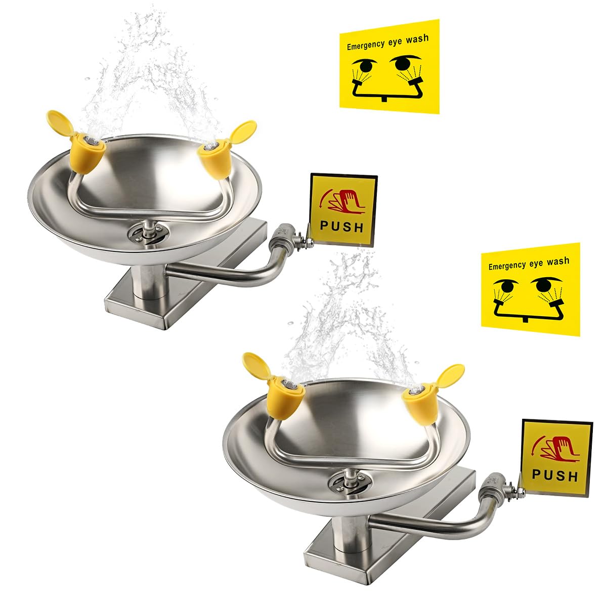 Photo 1 of Xbsyhx Wall Mount Eyewash Station - OSHA Approved