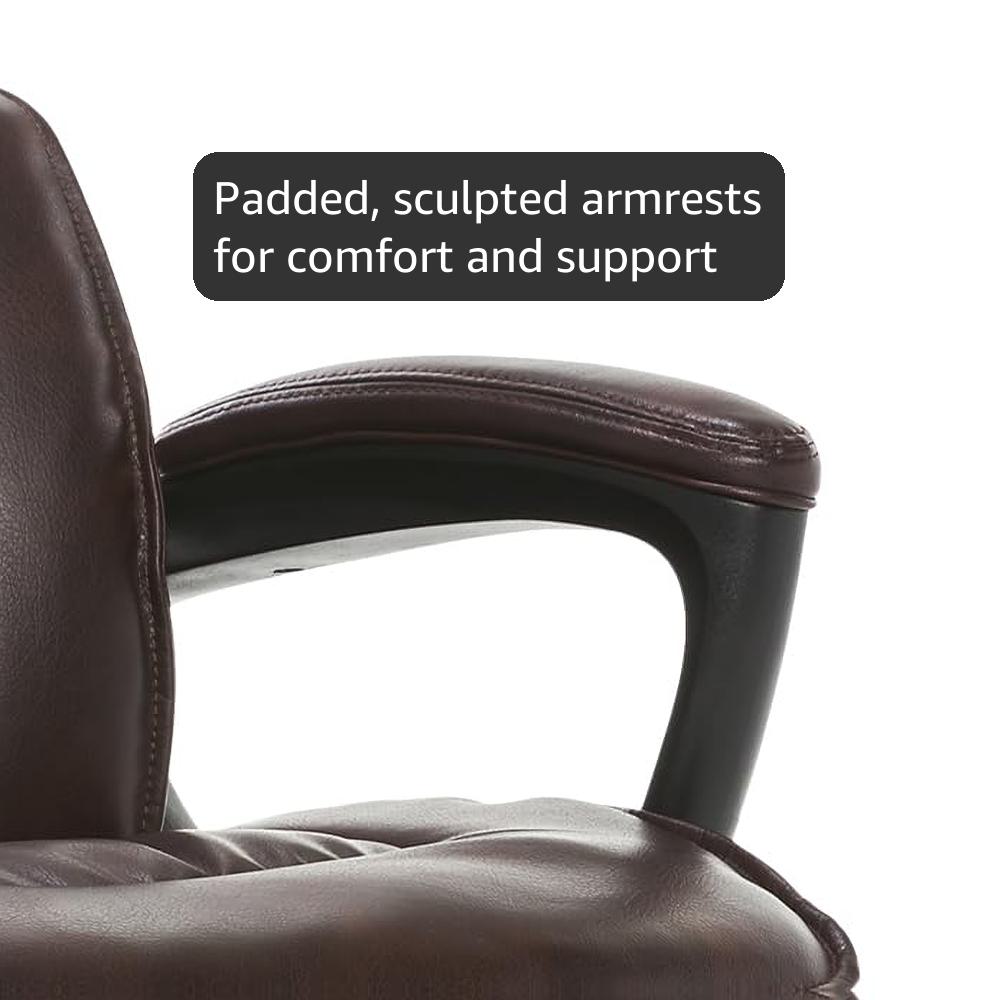 Amazon.com: Serta® Hannah Executive Home Office Desk Chair