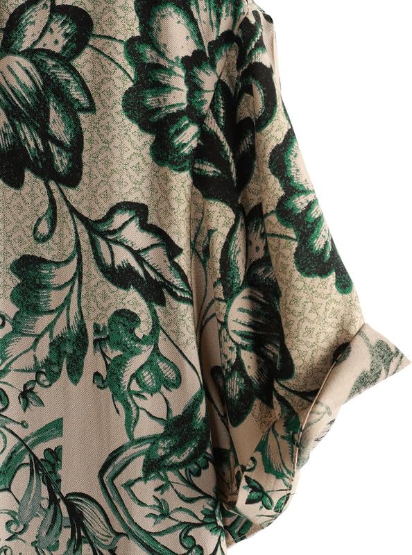 Image of Men's Multi-Coloured Floral Printed Shirt for man | Half Sleeve Cotton Shirt for Men | Summer Shirts for Men