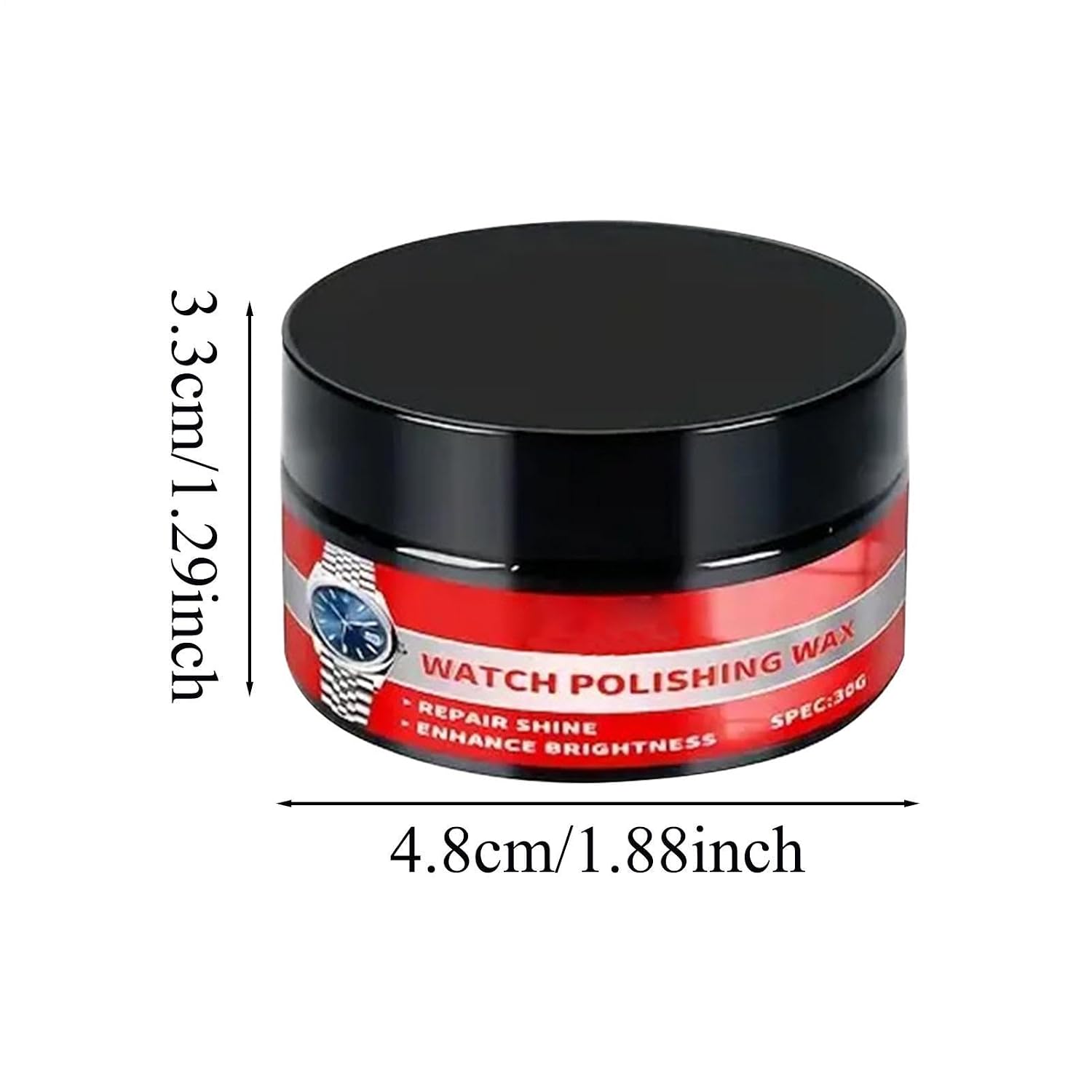 Watch Crystal Polishing Kit - Metal Jewelry Repair Tools with Sponge | Watch Scratch Polishing Cream - for Restores Gloss Cleaning Brass Stainless Resin Ring Steel Epoxy