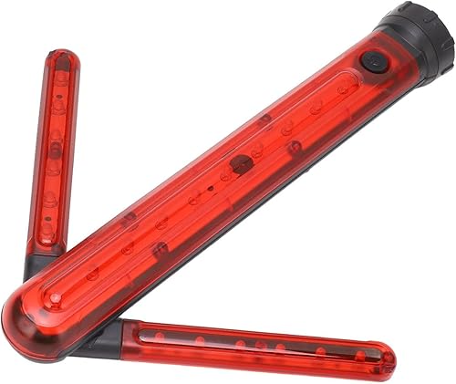 ABS LED seguridad vial impermeable tráfico seguridad bastón con USB recargable y base magnética para advertencia vial