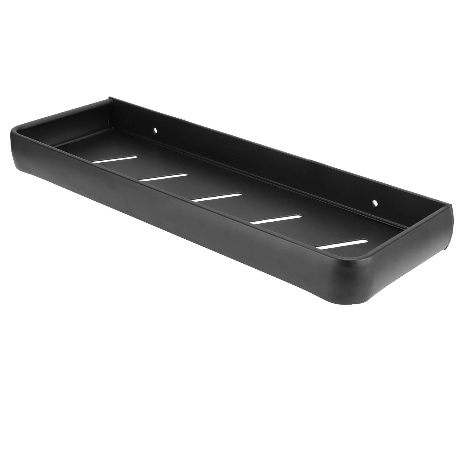 DriKou Shower Caddy Bathroom Accessories 40cm Wall Mounted Seasoning Organizer Space Aluminum Shower Shelves for Restroom Hotel Toilet