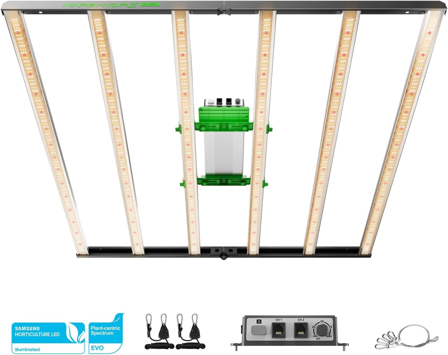 LEDライト 調光機能付き 植物用　MARShydro FC6500 2個セット Amazon.co.jp: MarsHydro FC6500-EVO 植物育成LEDライト 土水耕