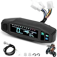Odômetro Digital Lcd Universal, Painel de Instrumentos Digital Da Motocicleta Painel, Odômetro de Velocímetro Lcd Universal, Velocímetro Geral Da Motocicleta Hodômetro Tacômetro