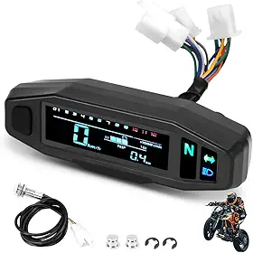 Odômetro Digital Lcd Universal, Painel de Instrumentos Digital Da Motocicleta Painel, Odômetro de Velocímetro Lcd Universal, Velocímetro Geral Da Motocicleta Hodômetro Tacômetro