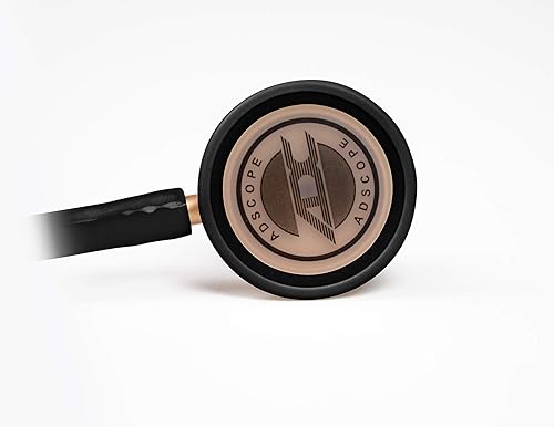 Miniatura 9 de ADC Adscope Lite 619 estetoscopio de clínica ultraligero con tecnología AFD ajustable (diafragma de frecuencia ajustable), acabado de color champán