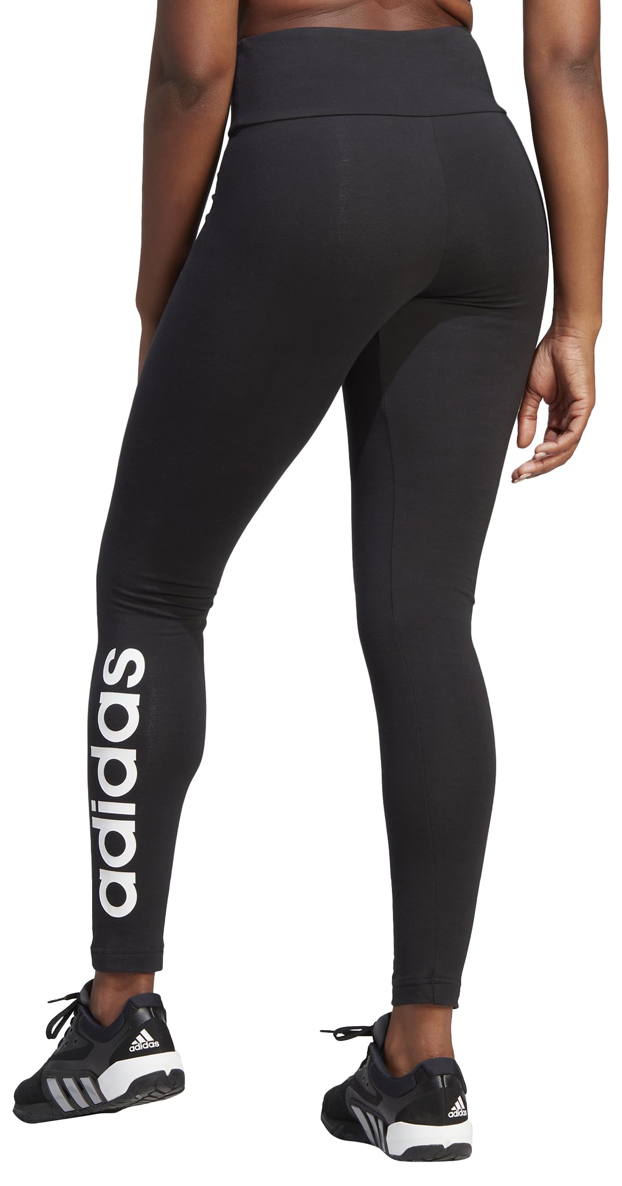 adidas Mujer Essentials High Waist Logo Leggings and Slim Logo T-Shirt