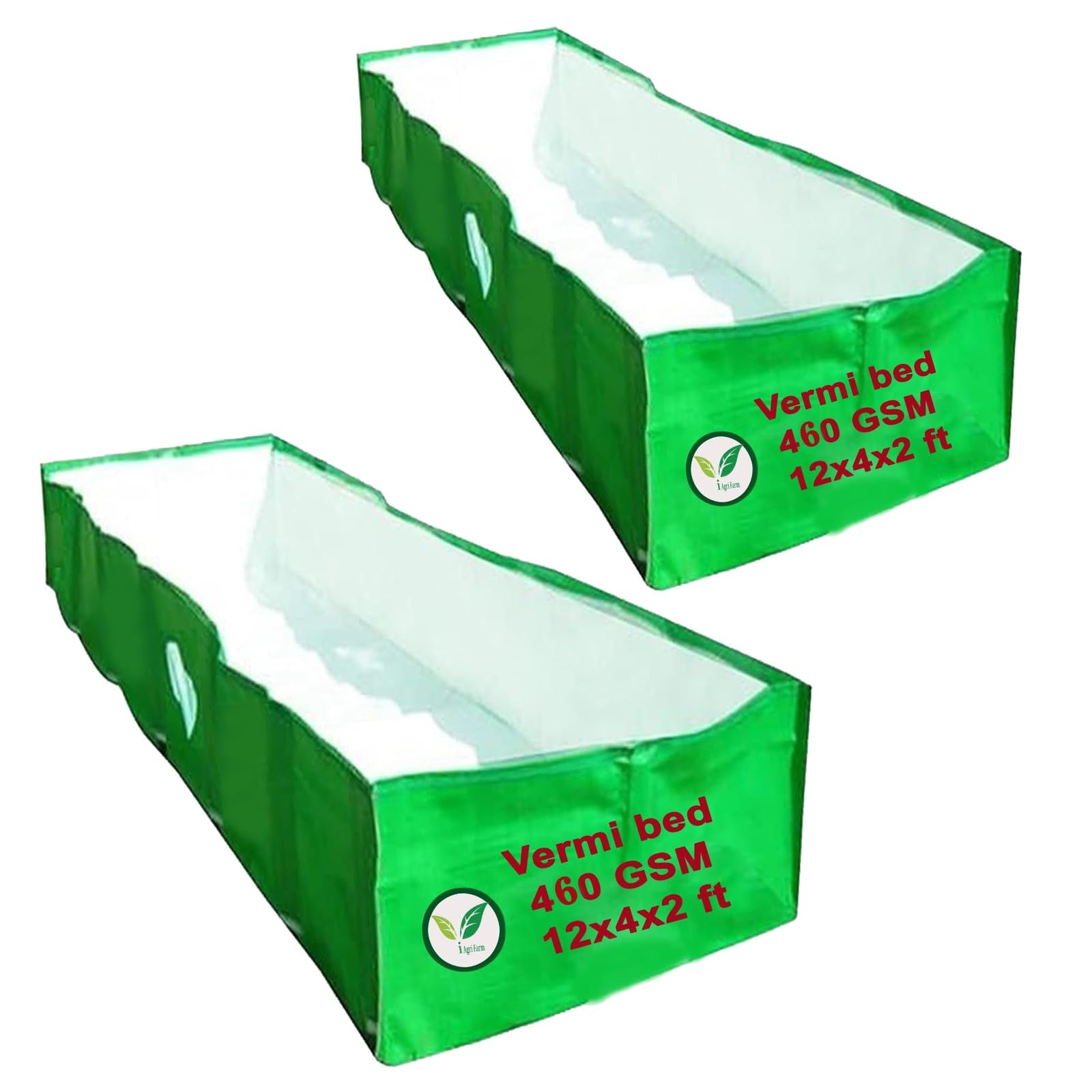 IAgriFarm 460 GSM HDPE UV Stabilize, (Green, 12ftx4ftx2 ft) - Pack of 2 - for Vermicompost Making Bed - 10 Pockets for Support & 2 Air Ventilation - Long Life & Durable (B09Z84JY7C) Amazon Price History, Amazon Price Tracker