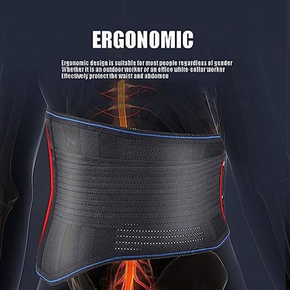 Tutore Lombare Cintura Di Supporto Lombare Sollievo For Mal Di Schiena Ernia Del Disco Sciatica Scoliosi Supporto For Colonna Vertebrale Bionico Cinghie Di Supporto Regolabili For Uomo Donna For ( Col
