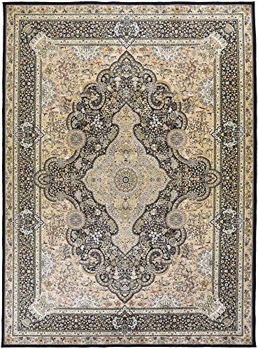 Klassischer Orientteppich | persisches Ghom Motiv in Seidenoptik | Größe: 190 x 290 cm; Farbe:...