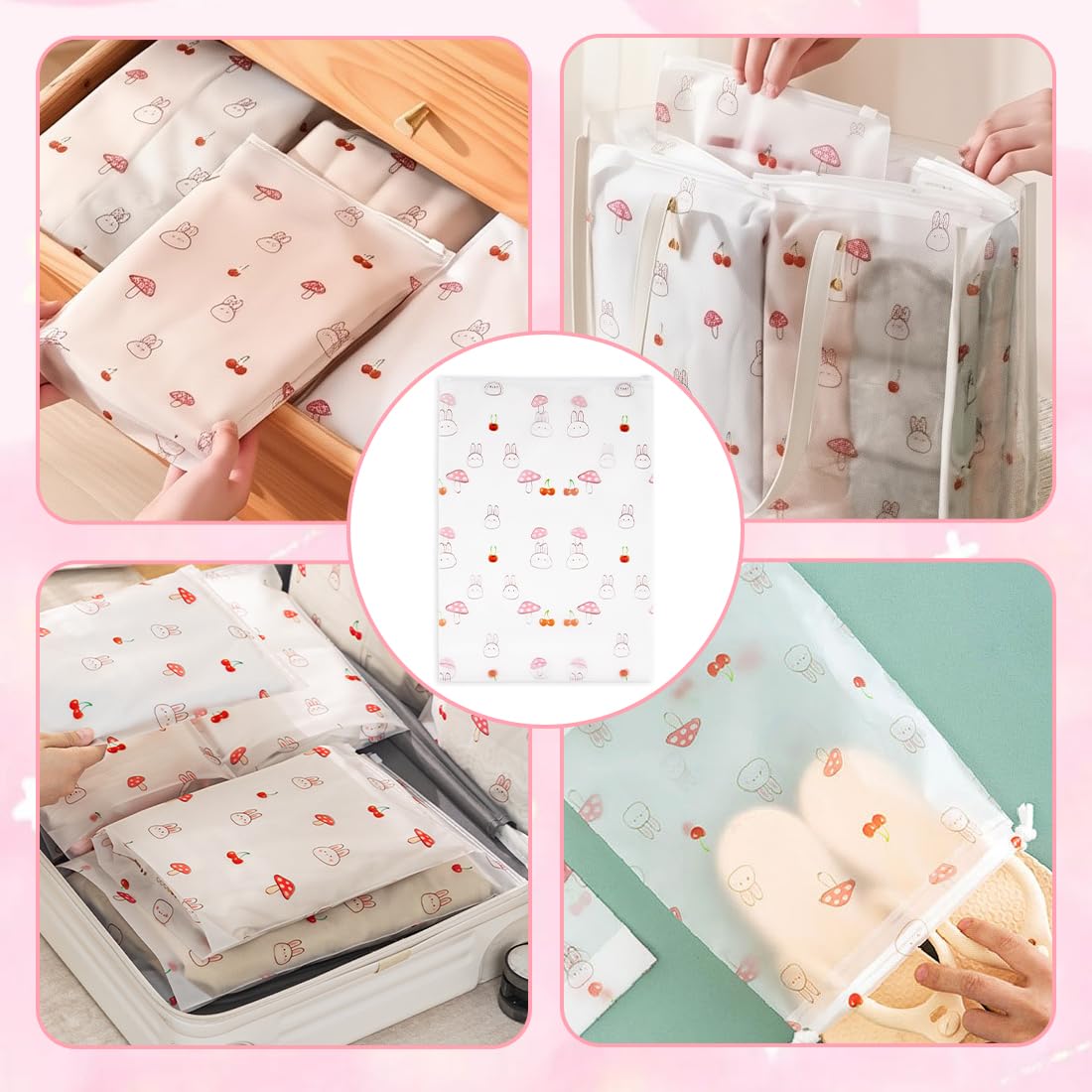 Sachets de rangement pour bébé hôpital réutilisables 10 pièces pour voyages piscine sport maternelle