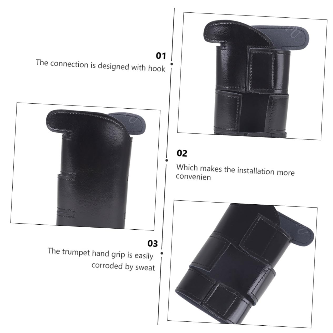 COSMEVIVI Replacement Trumpet Guard Small Protective Case for Trumpet Leather Guard Wrap Kit