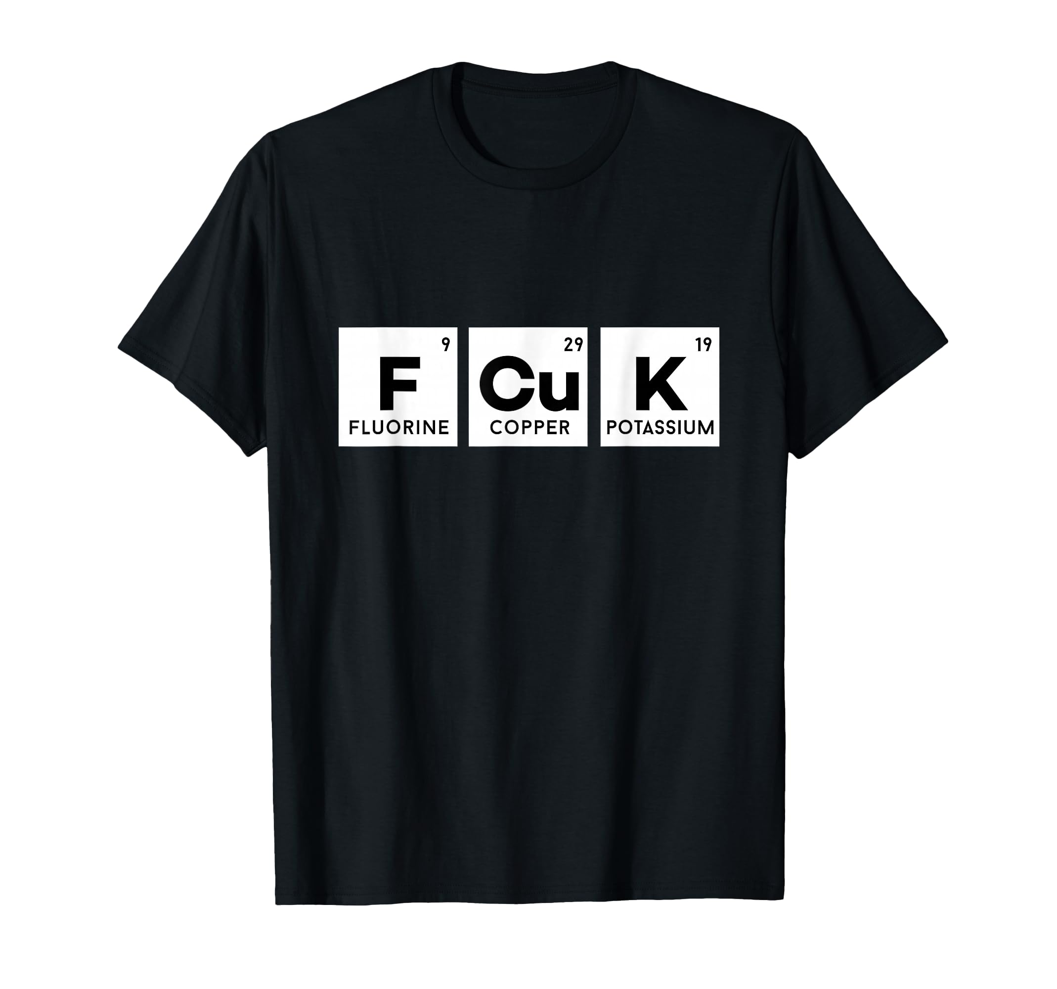 FCUK Chemistry Periodic Table Regular Fit Shirt T-Shirt