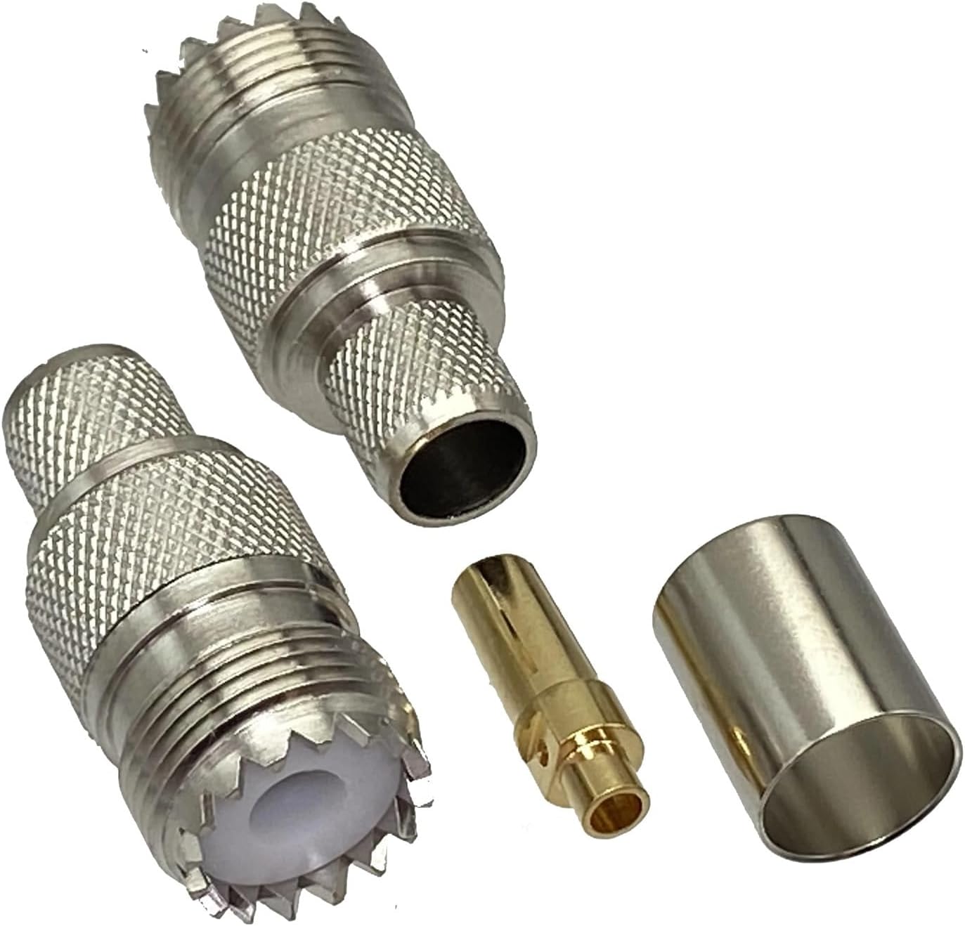 1Pcs Connector Female SO239 Jack Crimp RG8 LMR400 RG213