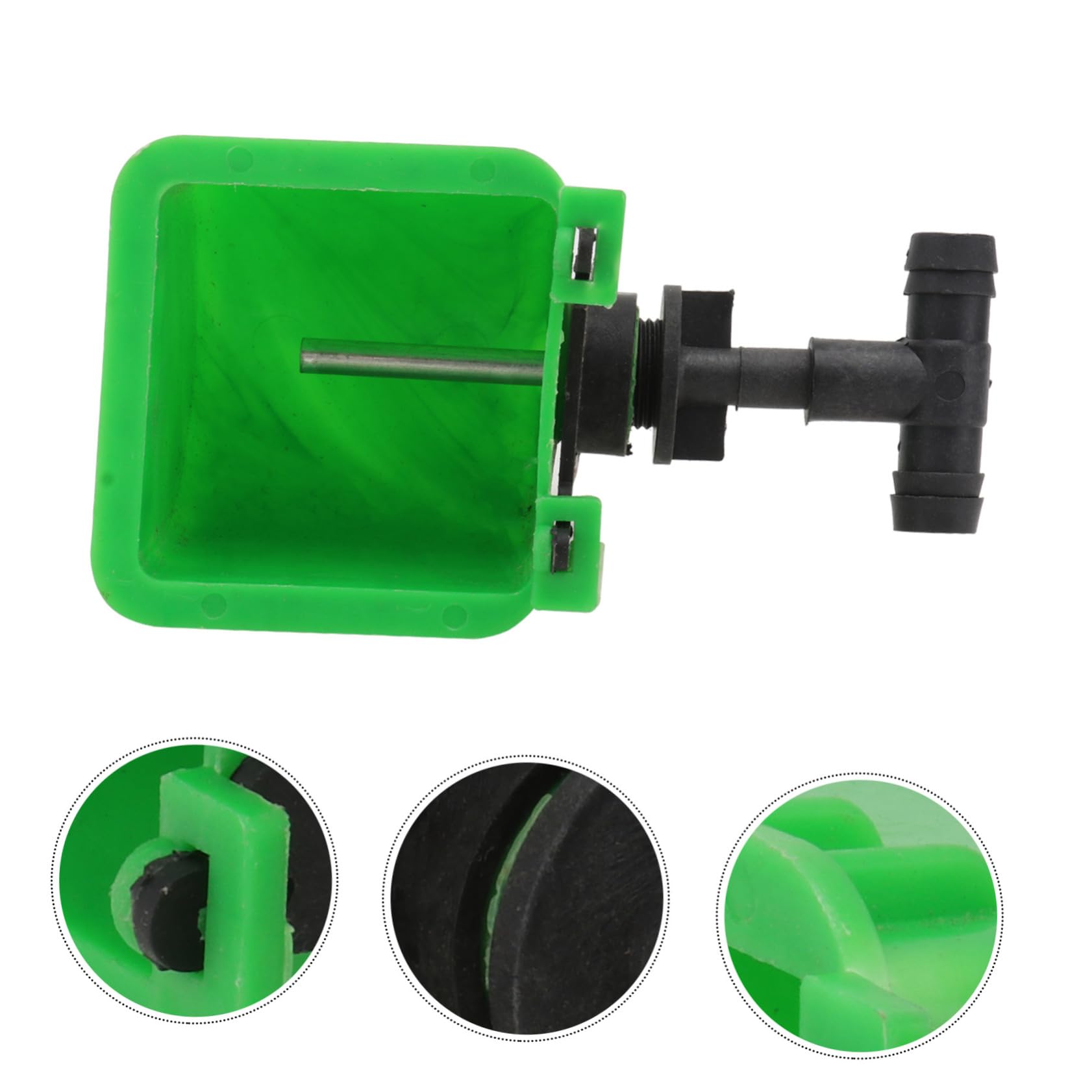 GALPADA Automatic Water Bowl 10pc Feeder Dog Cat Rabbit Water Dispenser Splash Resistant Material