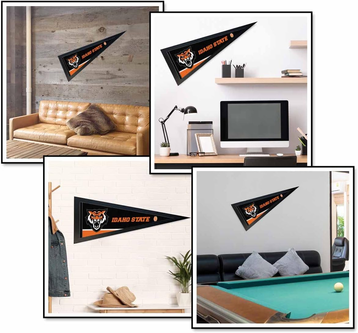 College Flags & Banners Co. Idaho State Bengals Pennant Pennant and Wood Pennant Frame