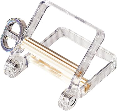 Toothpaste Squeezer Clip for Tubes Manual Tube Roller for Beauty Creams Lotions and Ointments Durable Pet Material for Accurate Dispensing