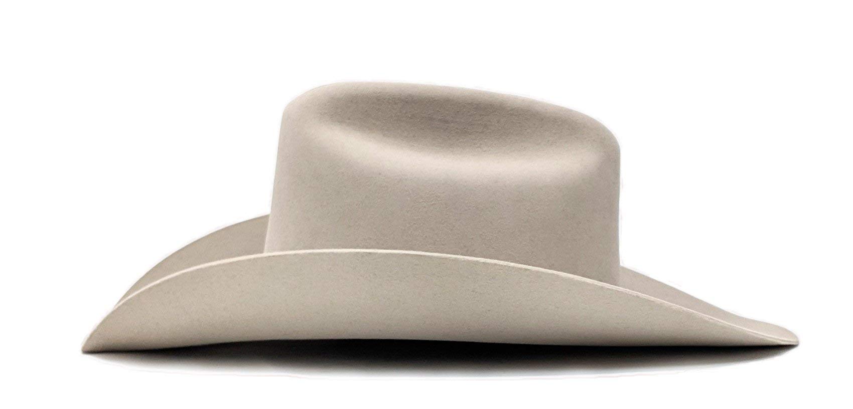 Stetson Men's 6X Guadalupana Felt Western Cowboy Hat Silver 7