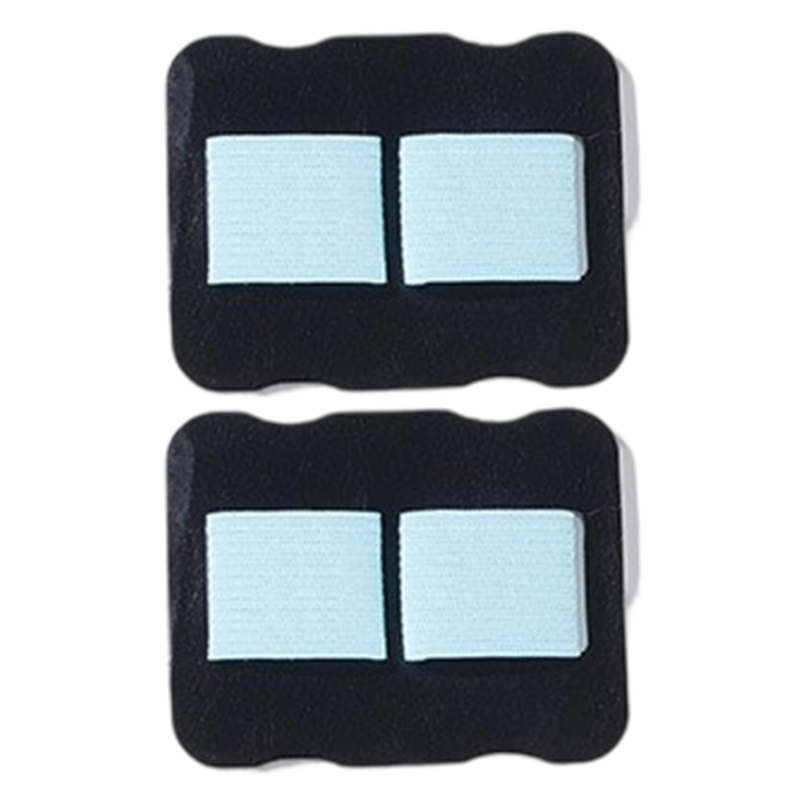 Hsioluted Green 2Pcs Leather Pen Organiser Adhesive Pen Organiser Elastic Band Slots For Notebook Accessories Double Slots