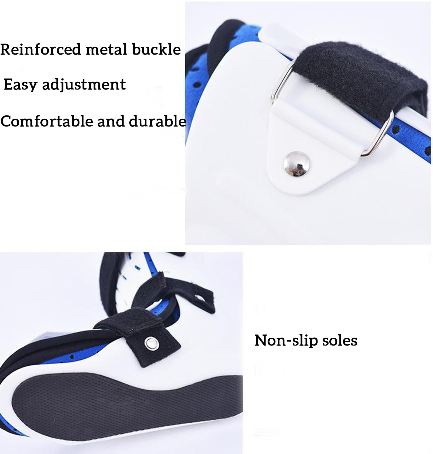 BLUEZY Supporto per Caviglia Tutore per Piede Cadente Supporto per Ortesi per Piede Unisex Tutore per Caviglia Design Stabile Tutore Caviglia per Una Migliore Andatura Left,Medium
