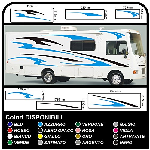 Stickers autocollants set RV pour rénover le toit du camper van