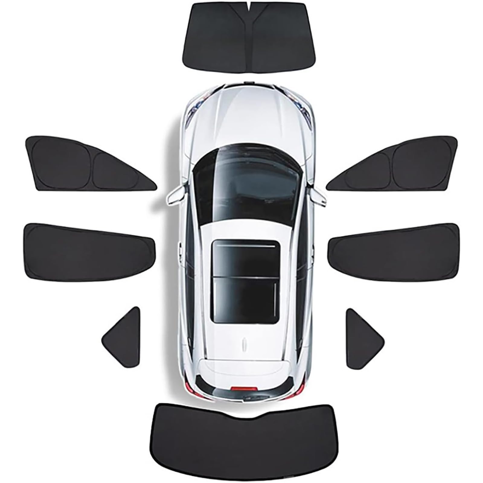 Parasole Finestrini Laterali Auto per Peugeot 206 2004 2005 2006 2007 2008, Completamente Coperto Tende Oscuranti Vetri Block Raggi UV Anti Zanzara Protezzione Privacy Accessori