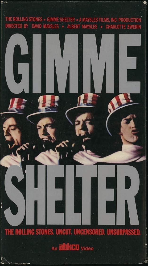 Gimme Shelter [VHS] Mick Jagger, Keith Richards, Mick