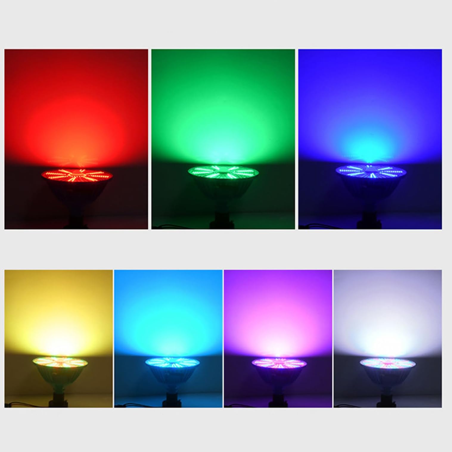Wielokolorowe Oświetlenie Basenu Led Z Pilotem, światła Basenowe Led Do Basenu, żarówka Led, 7 Zmian Kolorów, Zmieniające Kolory Lampki Basenowe blue