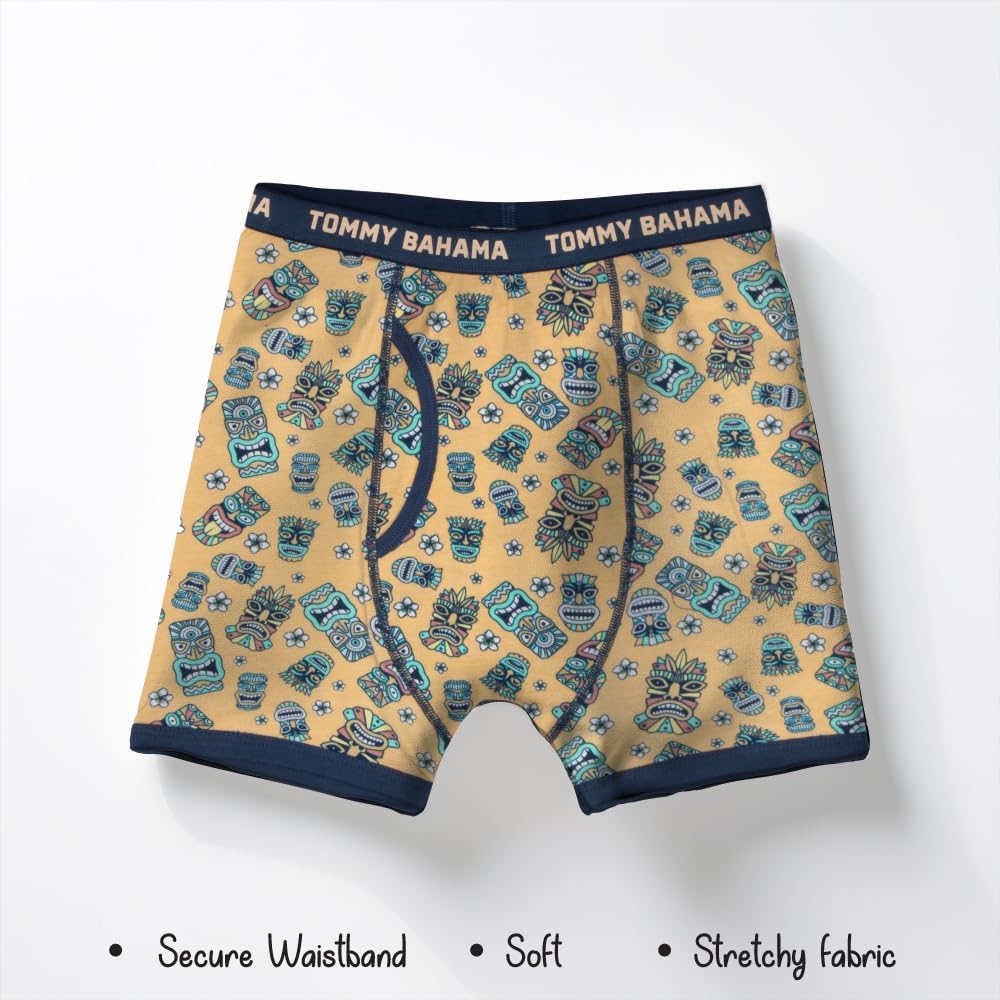 Tommy Bahama Boys 5-Pack Cotton Boxer Briefs - Soft, Tag Free Underwear Multipack for Kids and Toddlers - Image 6