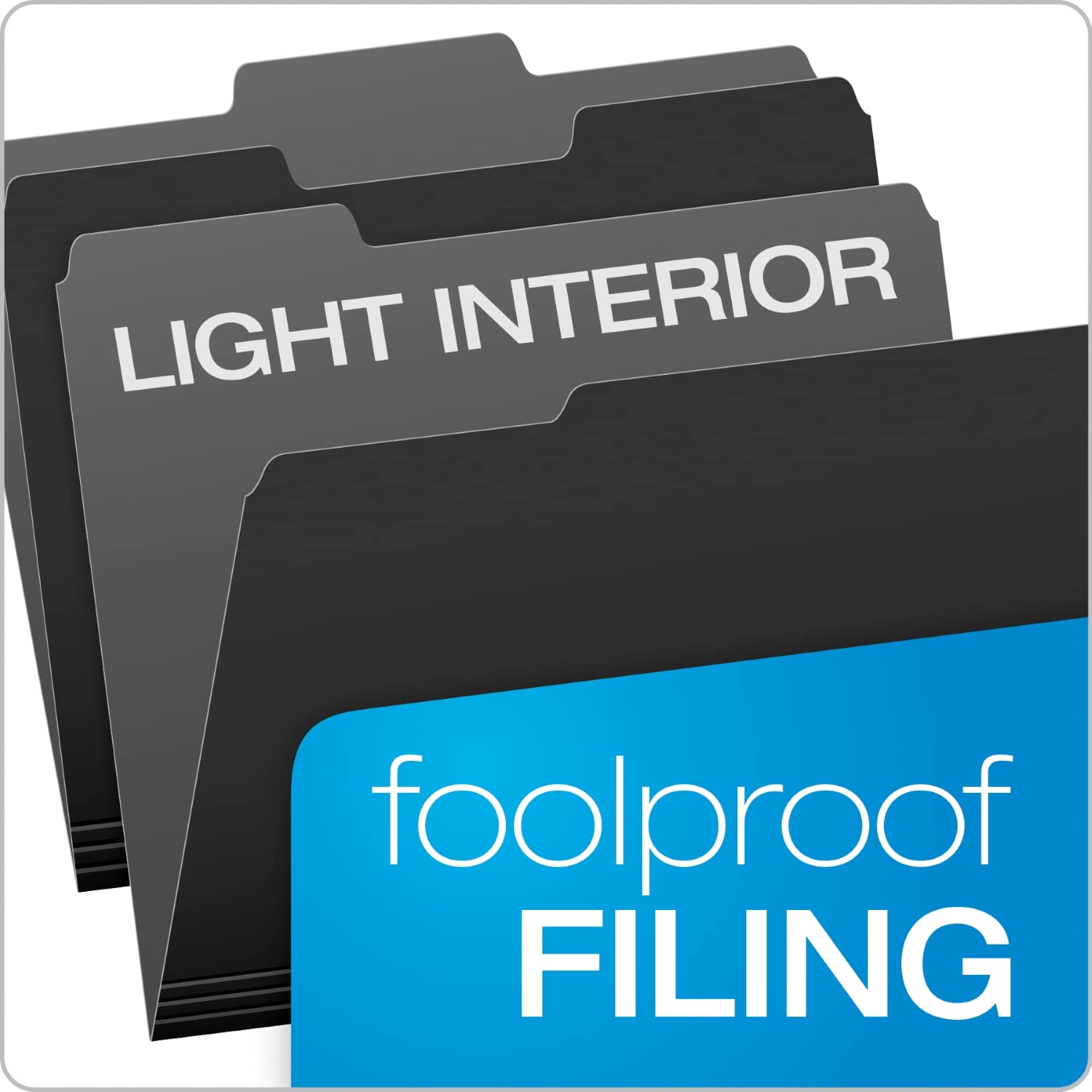 File Folder Letter R Snapklik.com : Pendaflex Letter Size Black File Folders