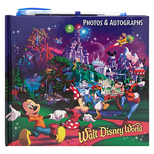 Walt Disney World Storybook at Night Character Photo Album Autograph Book Pen